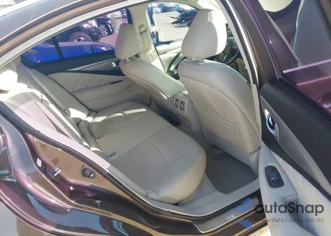 2015 Infiniti Q50 Hybrid Premium z USA, uszkodzony, nr VIN JN1AV7AP3FM790568